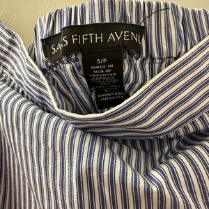 Off the shoulder stripes - Saks shirt